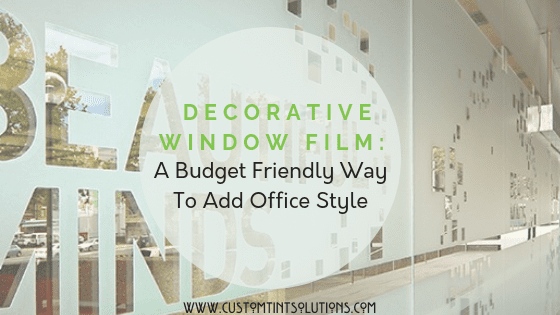 budget friendly window film Spring