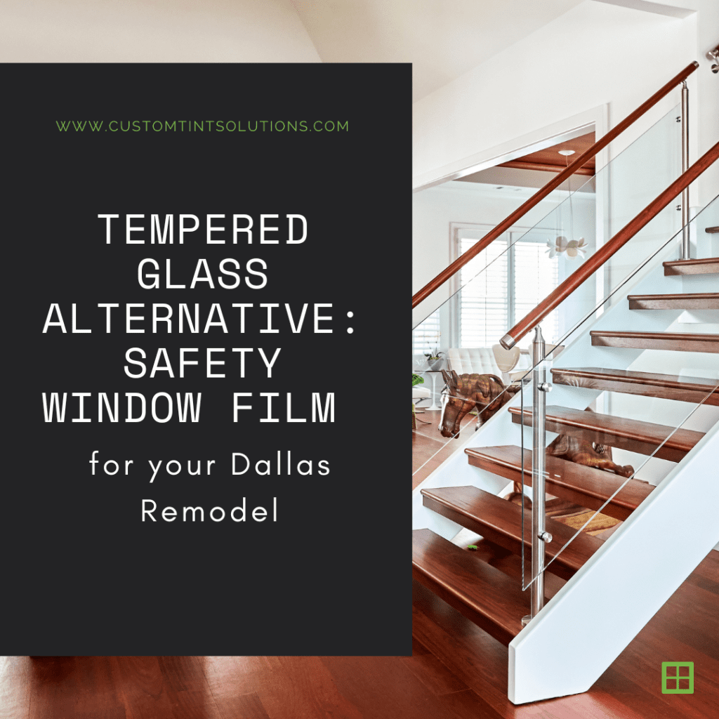 tempered glass alternative safety window film dallas