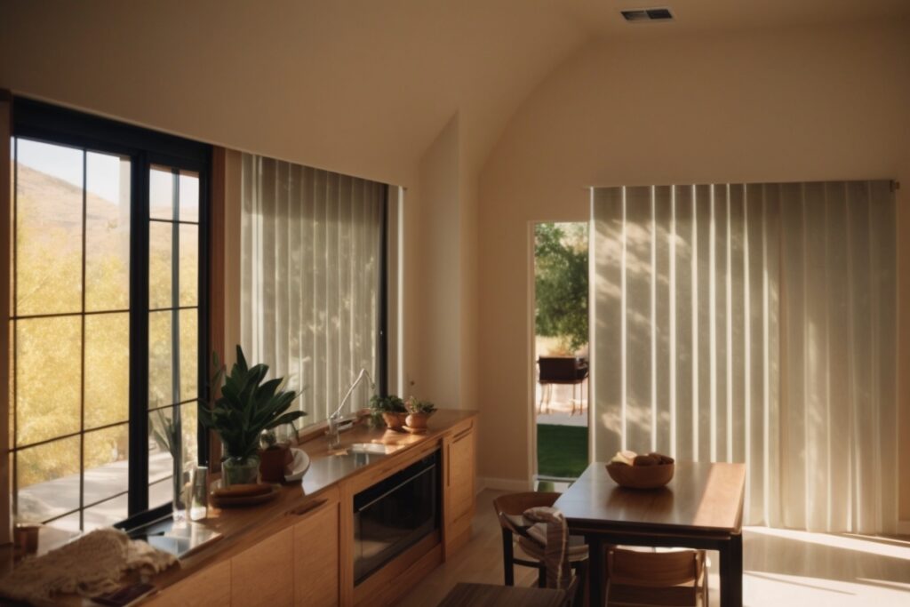 Fort Collins home with sunlight filtering through tailored window films