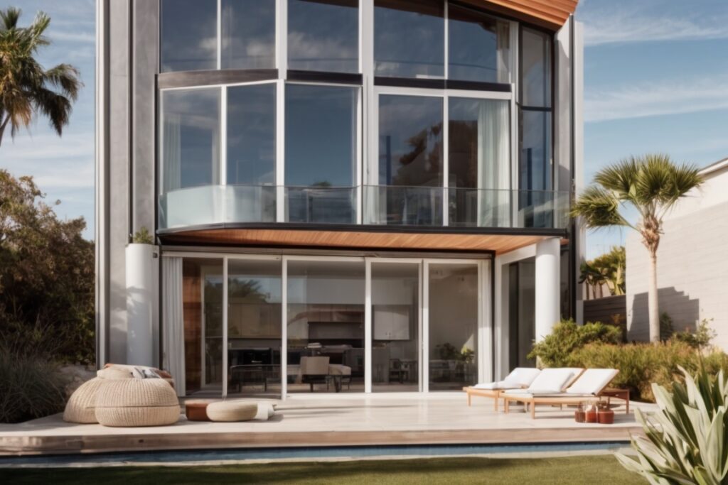Long Beach home with modern energy-efficient window film