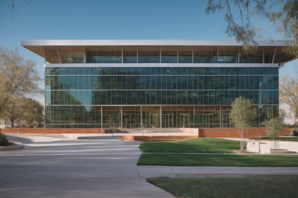 Riverside public library with energy-efficient window films