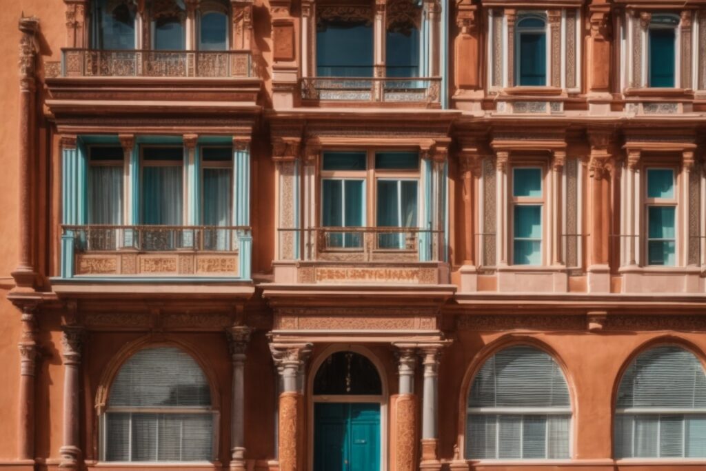 Heritage building in Las Vegas with spectrally selective window films